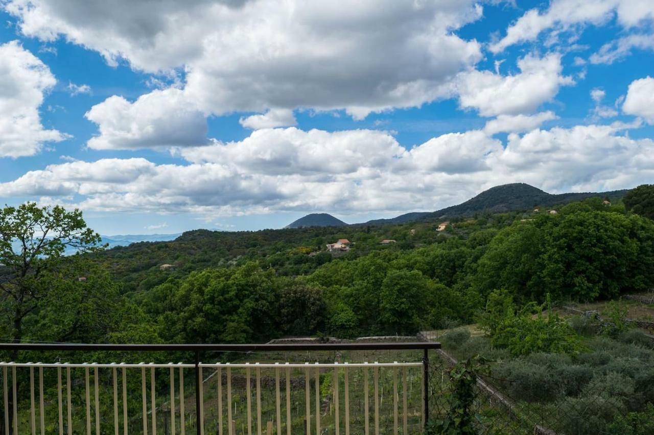 Le Vigne - Villa Overlooking Etna Adrano Екстериор снимка